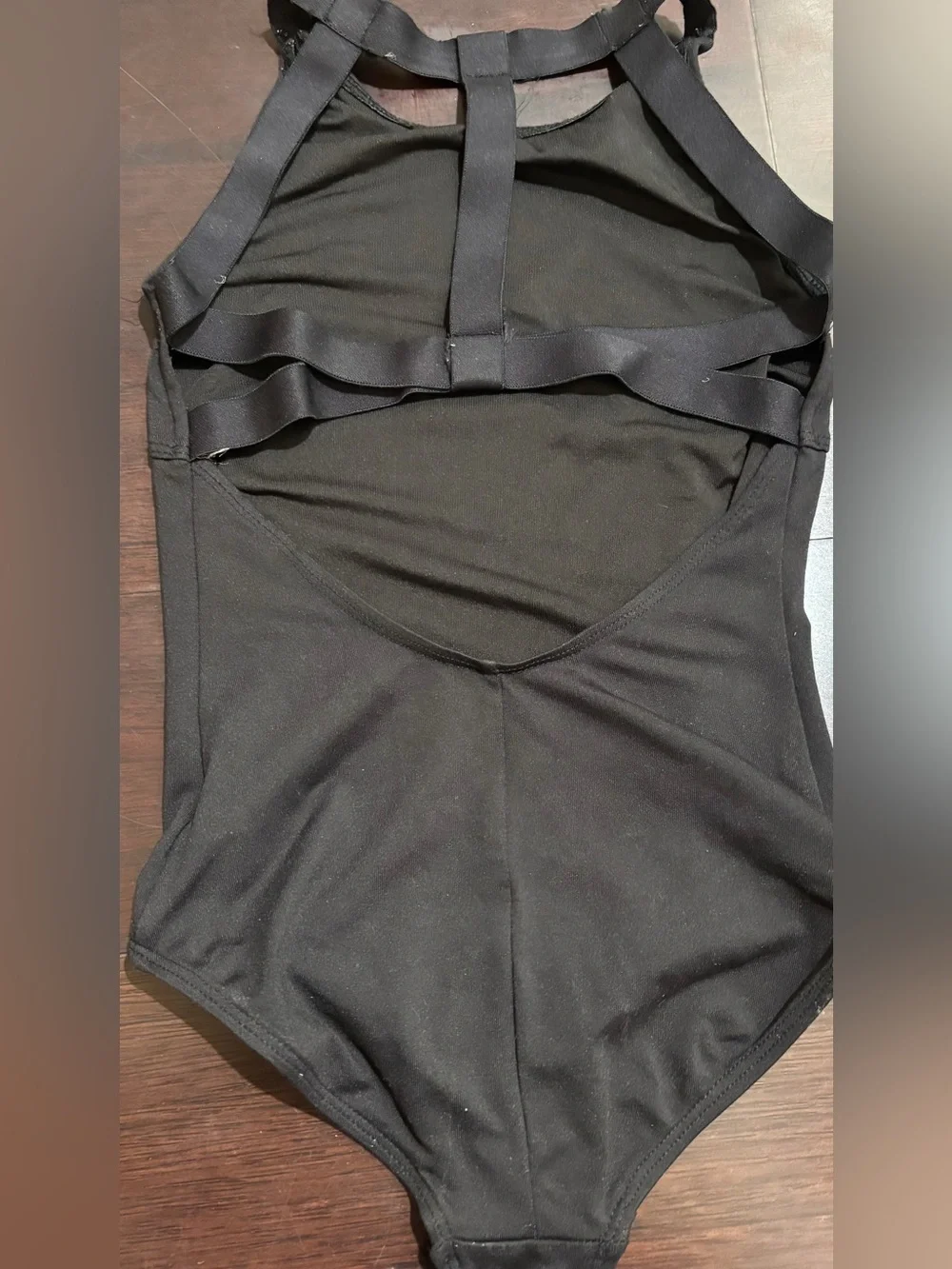 Girls Black Dance Leotards - Pair